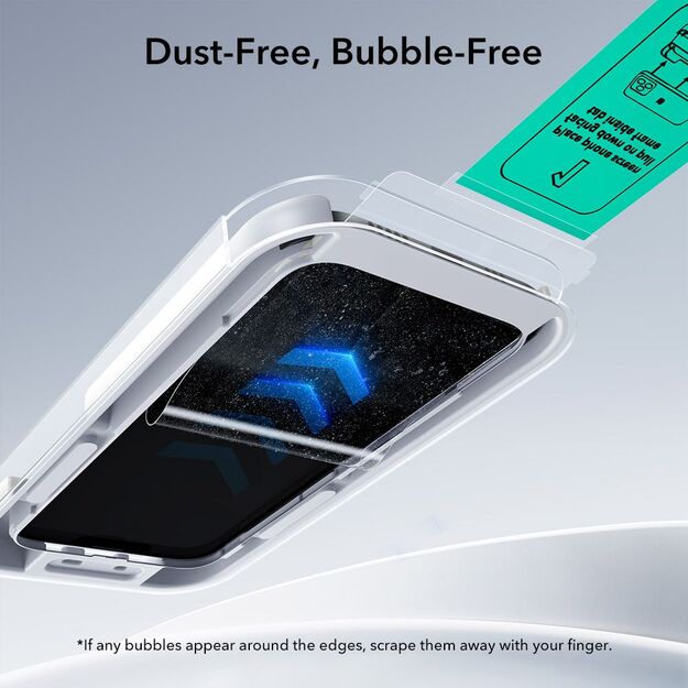 ESR UltraFit Tempered Glass 2-pack for iPhone 17 Air - transparent 2