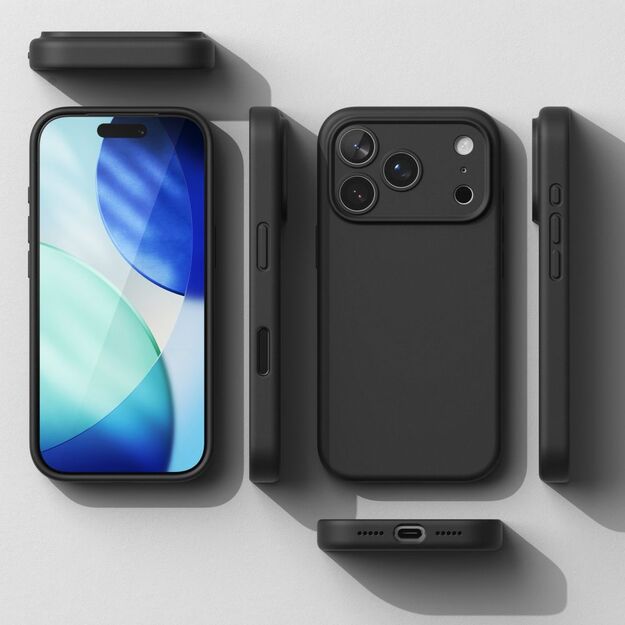 Ringke Silicone Magnetic MagSafe Case for iPhone 17 Pro Max - Black 6