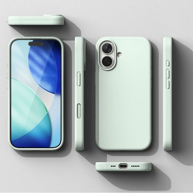 Ringke Silicone Magnetic MagSafe Case for iPhone 17 Pro - Mint 6