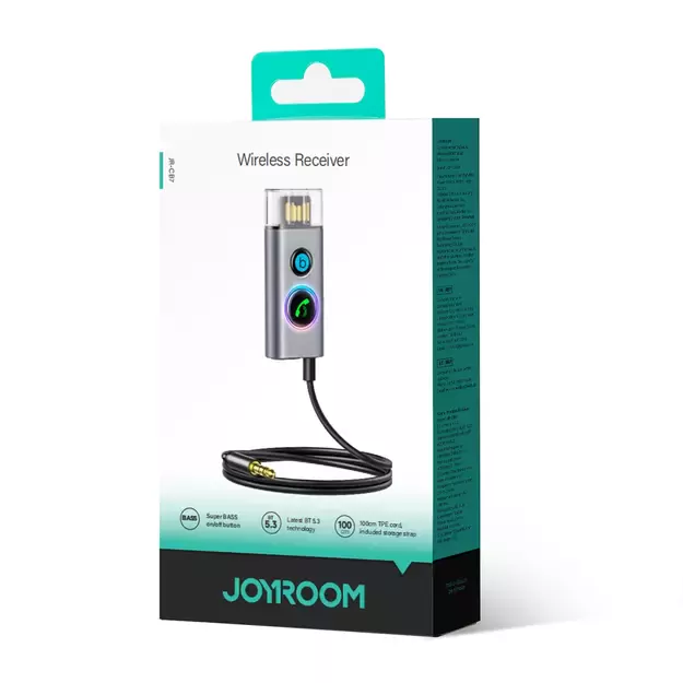 Joyroom JR-CB7 wireless car receiver - gray 16