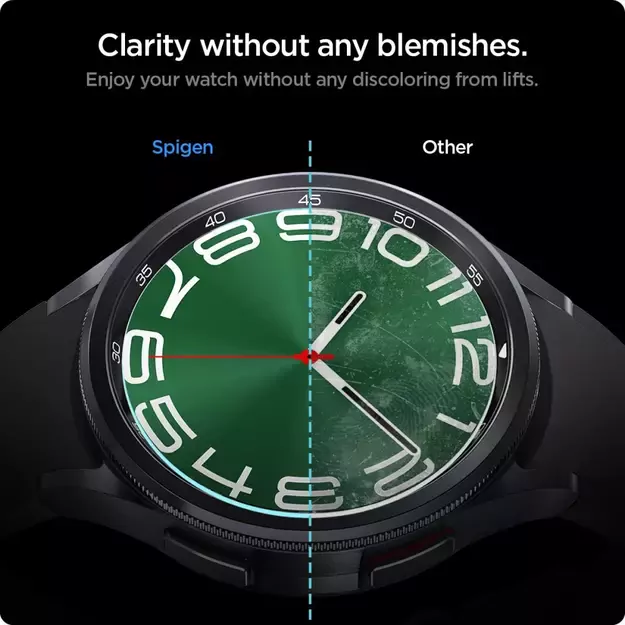 Spigen Glas.tR EZ Fit tempered glass for Samsung Galaxy Watch 6 Classic (47 mm) - 2 pcs. 19