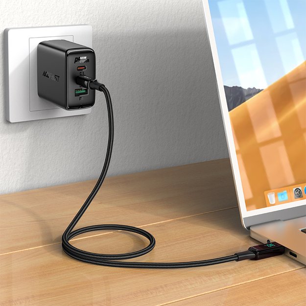Acefast cable MFI USB Type C - Lightning 1.2m, 30W, 3A black (C6-01 Black) 8
