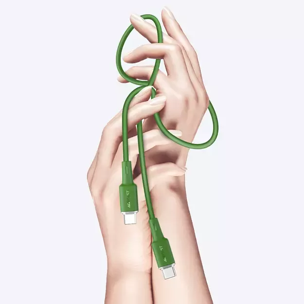 Acefast C2-03-CC USB-C - USB-C PD QC cable 60W 3A 480Mb/s 1.2m - green 9