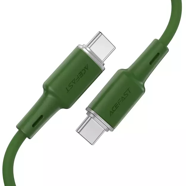 Acefast C2-03-CC USB-C - USB-C PD QC cable 60W 3A 480Mb/s 1.2m - green 6