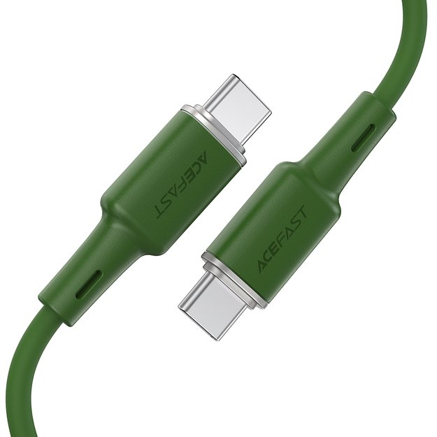 Acefast C2-03-CC USB-C - USB-C PD QC cable 60W 3A 480Mb/s 1.2m - green 18