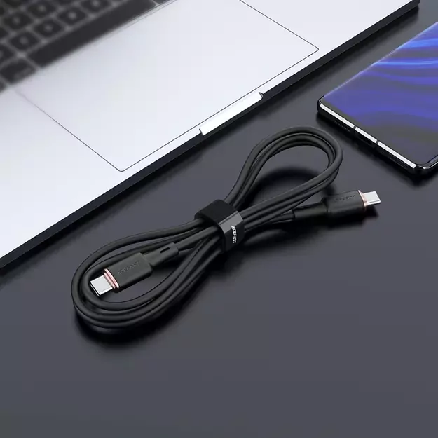 Acefast C2-03-CC USB-C - USB-C PD QC cable 60W 3A 480Mb/s 1.2m - green 3