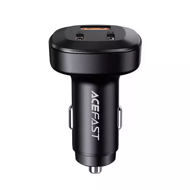 Acefast car charger 66W 2x USB Type C / USB, PPS, Power Delivery, Quick Charge 4.0, AFC, FCP, SCP black (B3 black) 14