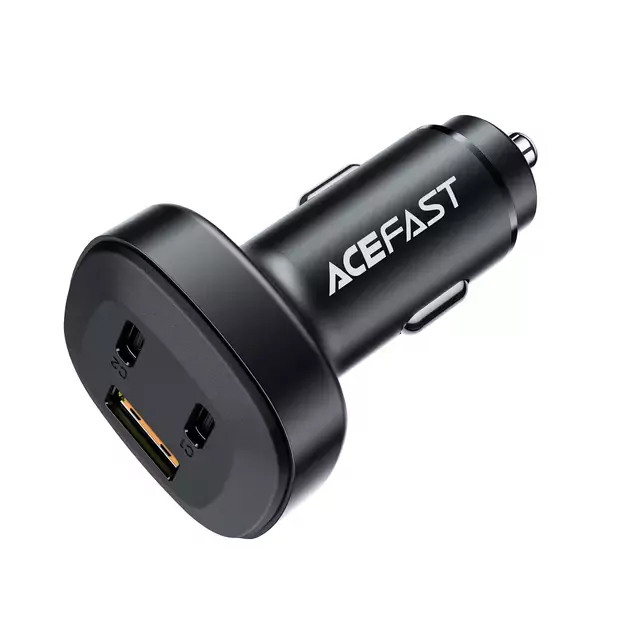 Acefast car charger 66W 2x USB Type C / USB, PPS, Power Delivery, Quick Charge 4.0, AFC, FCP, SCP black (B3 black) 26