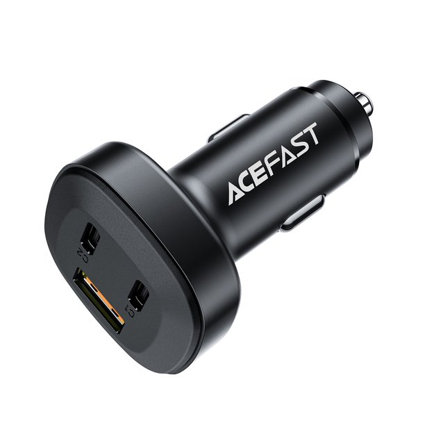 Acefast car charger 66W 2x USB Type C / USB, PPS, Power Delivery, Quick Charge 4.0, AFC, FCP, SCP black (B3 black) 13