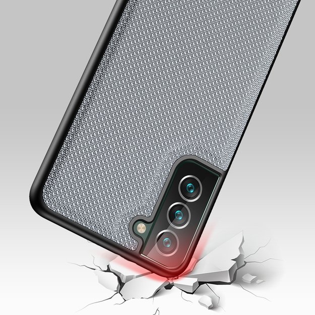 Dux Ducis Fino case is made of nylon material for Samsung Galaxy S22 + (S22 Plus) blue 23