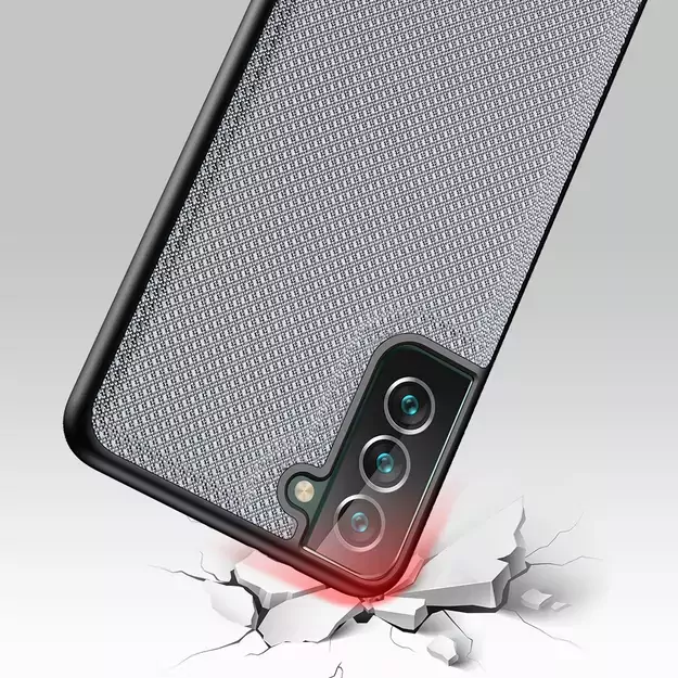 Dux Ducis Fino case is made of nylon material for Samsung Galaxy S22 + (S22 Plus) blue 5