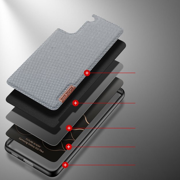 Dux Ducis Fino case is made of nylon material for Samsung Galaxy S22 + (S22 Plus) blue 20