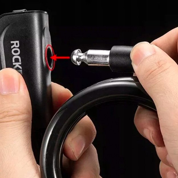 Rockbros RKS515-BK bicycle lock with 1.1 m key - black 3
