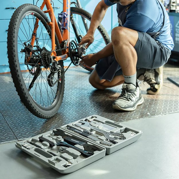 Rockbros 43210810001 bicycle repair kit - gray 4