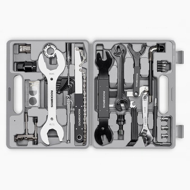 Rockbros 43210810001 bicycle repair kit - gray 2