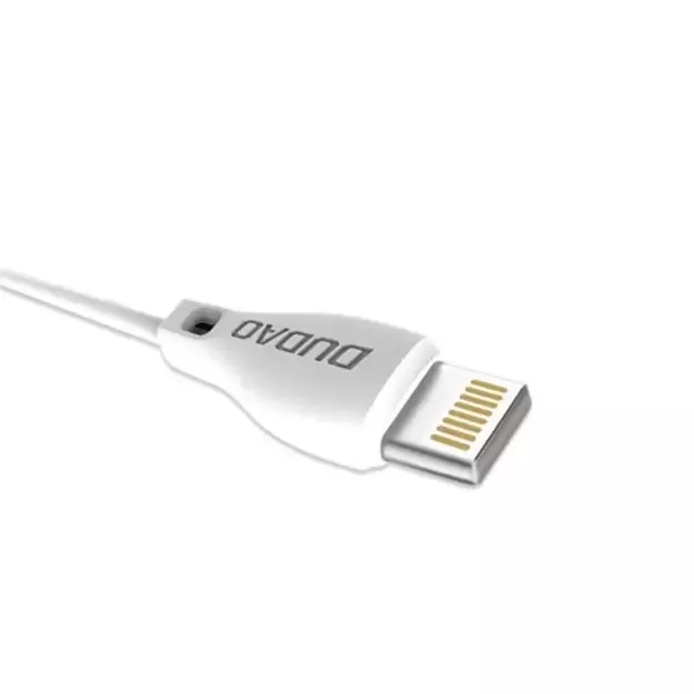 Dudao cable USB / Lightning 2.1A cable 2m white (L4L 2m white) 2