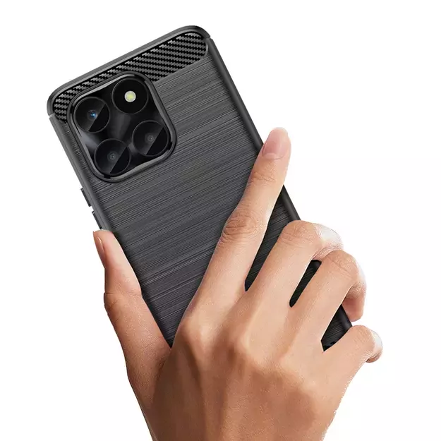 Carbon Case for Honor X6a - black 8