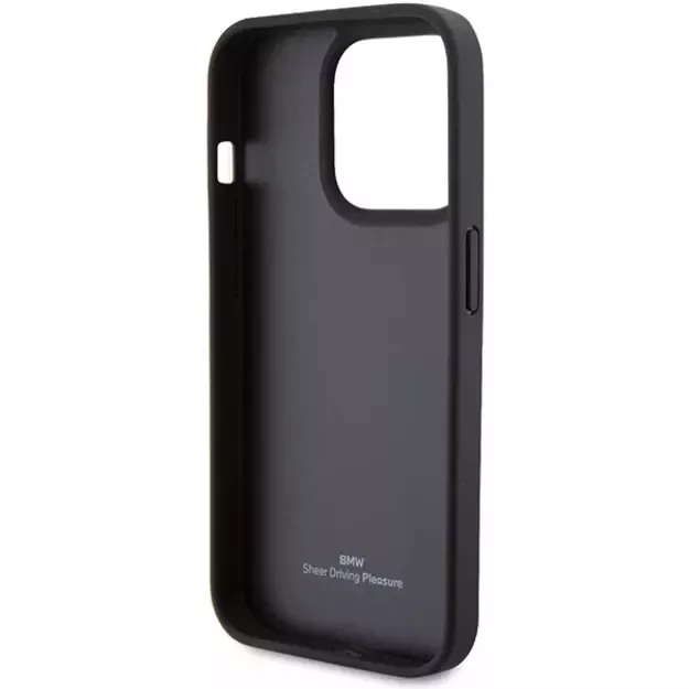 BMW Leather Quilted case for iPhone 15 Pro Max - black 6