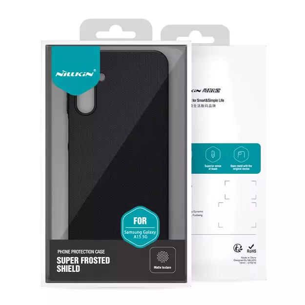 Nillkin Super Frosted Shield case for Samsung Galaxy A15 5G hard cover - blue 4