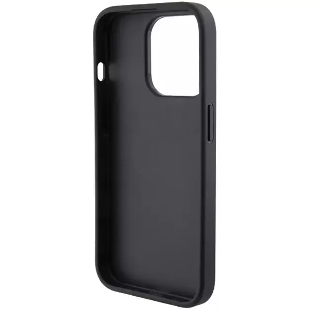 Karl Lagerfeld Quilted K Pattern iPhone 15 Pro Case - Black 6