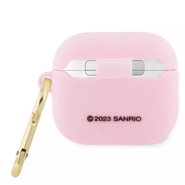 Hello Kitty Silicone 3D Kitty Head case for AirPods 3 - pink 1