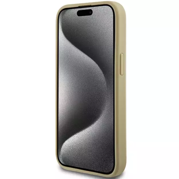 Hello Kitty Leather Kitty Head MagSafe case for iPhone 14 - gold 4