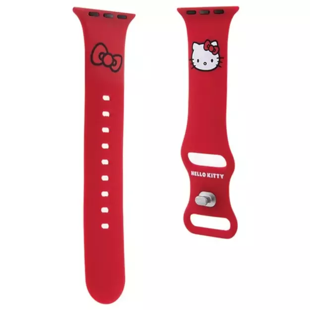 Hello Kitty Silicone Kitty Head strap for Apple Watch 38/40/41mm - red 2