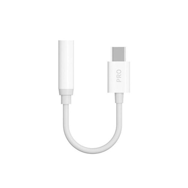 Dudao audio adapter headphone adapter from USB Type C to mini jack 3.5 mm white (L16CPro white) 3