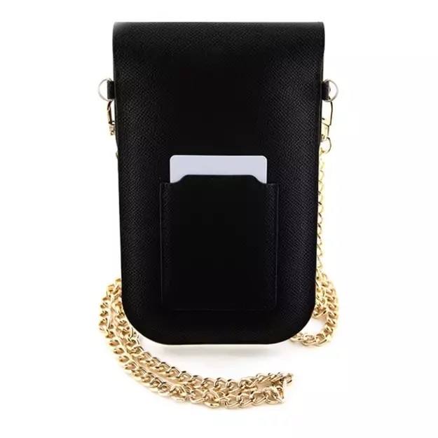 Hello Kitty Leather Metal Logo Chain bag - black 1