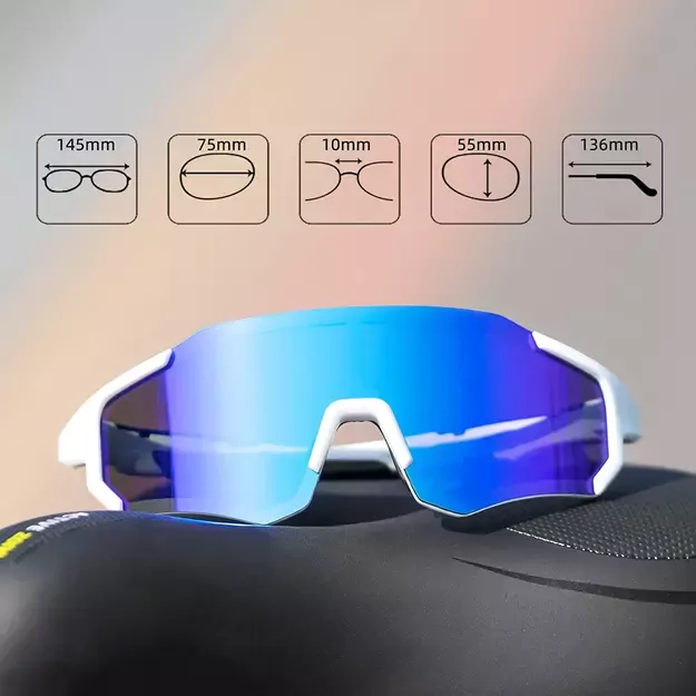 Rockbros 10183 polarizing cycling glasses - blue 3