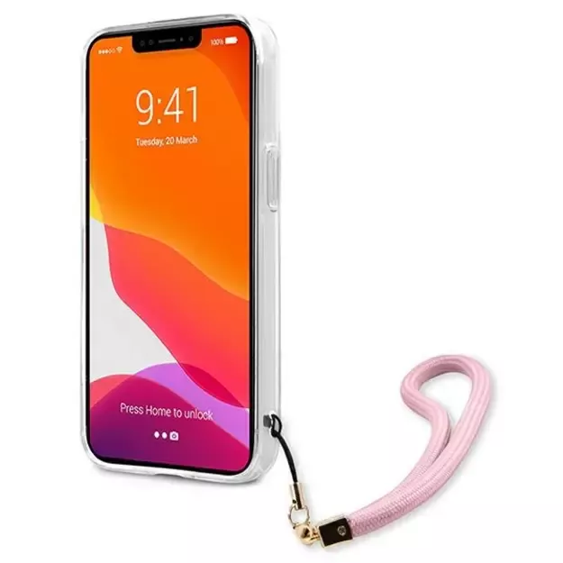 Guess GUHCP13XKCABPI iPhone 13 Pro Max 6.7&quot  pink/pink hardcase Camo Strap Collection 4