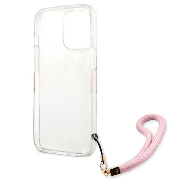 Guess GUHCP13XKCABPI iPhone 13 Pro Max 6.7&quot  pink/pink hardcase Camo Strap Collection 13