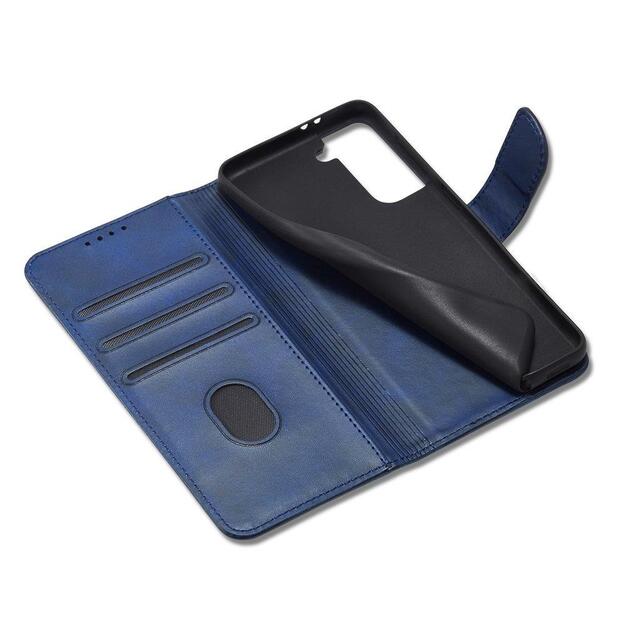 Magnet Case Elegant Case Cover Flip Cover Samsung Galaxy S22 + (S22 Plus) Blue 14
