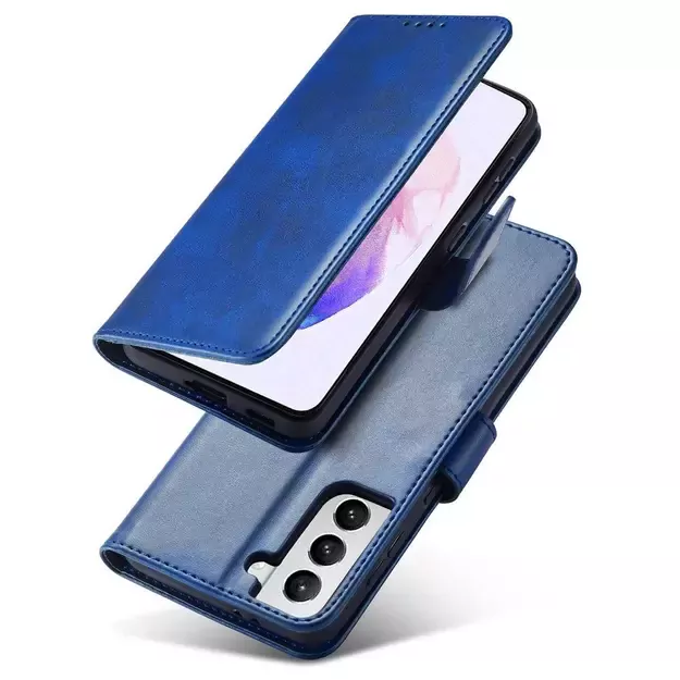 Magnet Case Elegant Case Cover Flip Cover Samsung Galaxy S22 + (S22 Plus) Blue 31