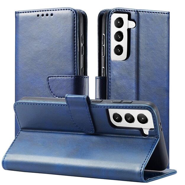 Magnet Case Elegant Case Cover Flip Cover Samsung Galaxy S22 + (S22 Plus) Blue 35