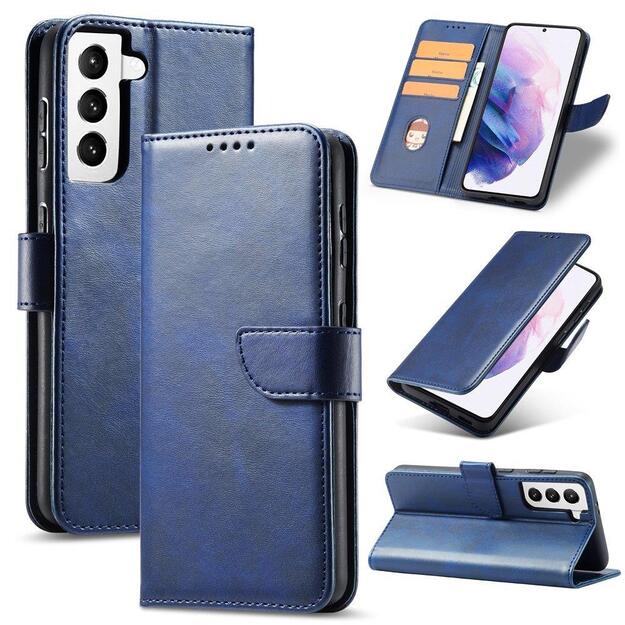 Magnet Case Elegant Case Cover Flip Cover Samsung Galaxy S22 + (S22 Plus) Blue 36