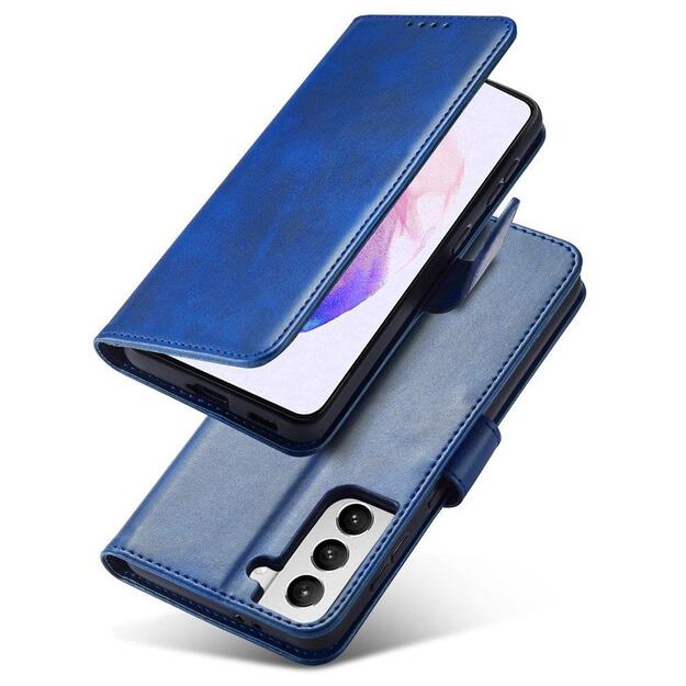 Magnet Case Elegant Case Cover Flip Cover Samsung Galaxy S22 + (S22 Plus) Blue 37