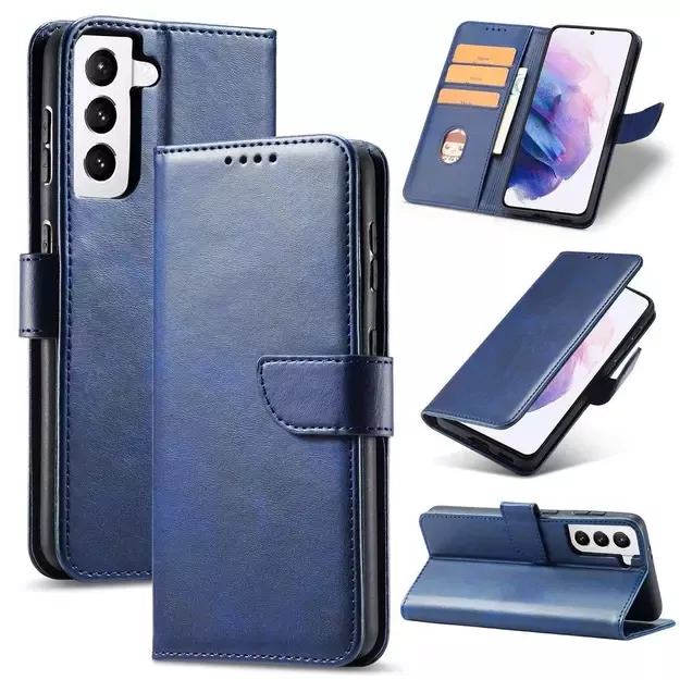 Magnet Case Elegant Case Cover Flip Cover Samsung Galaxy S22 + (S22 Plus) Blue 29