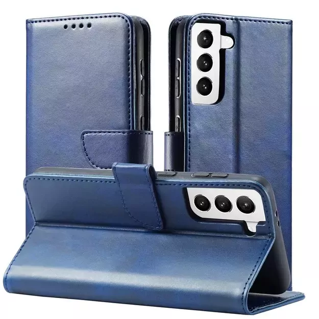 Magnet Case Elegant Case Cover Flip Cover Samsung Galaxy S22 + (S22 Plus) Blue 27