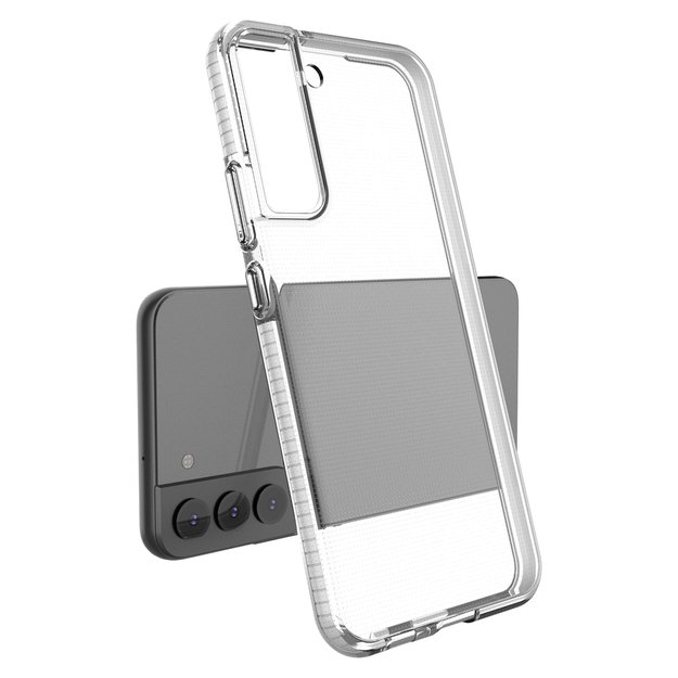 Spring Case cover gel case with colored frame for Samsung Galaxy S22+ (S22 Plus) black 5