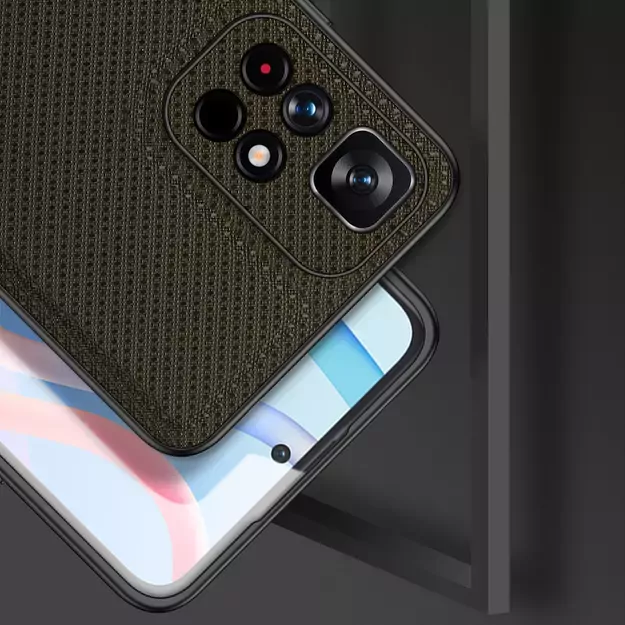 Dux Ducis Fino case cover covered with nylon material Poco M4 Pro 5G green 3