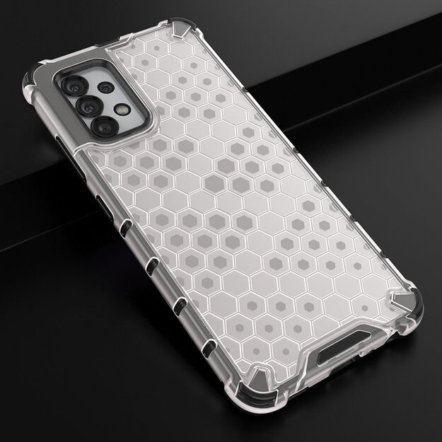 Honeycomb case armored cover with a gel frame for Samsung Galaxy A13 5G transparent 14