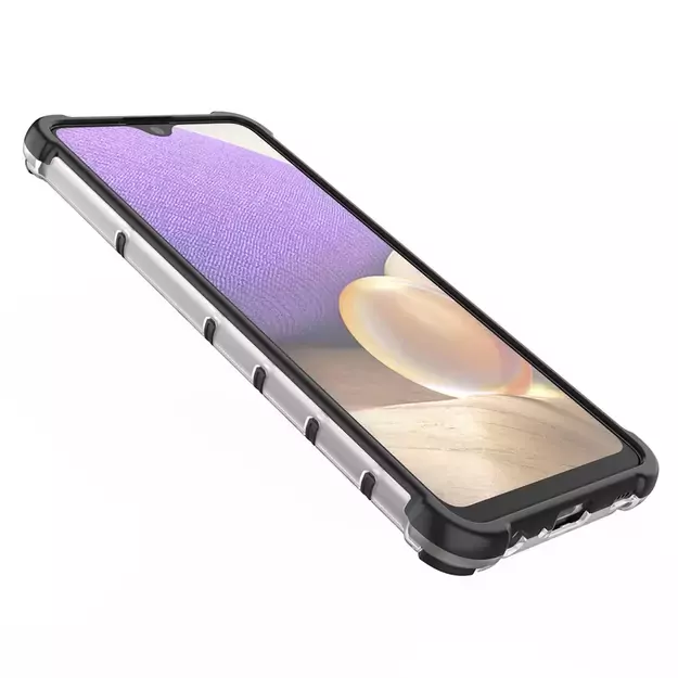 Honeycomb case armored cover with a gel frame for Samsung Galaxy A13 5G transparent 22
