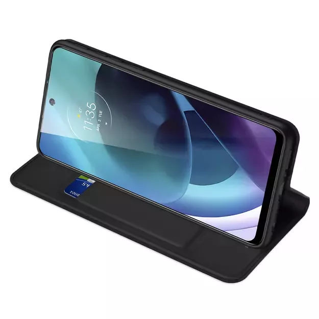 Dux Ducis Skin Pro Holster Case Cover with Flap Motorola Moto G71 5G black 19