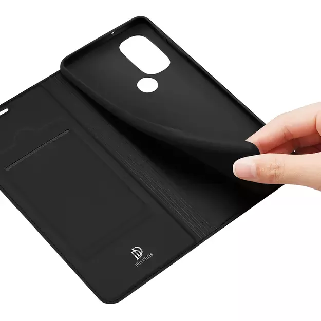 Dux Ducis Skin Pro Holster Case Cover with Flap Motorola Moto G71 5G black 16