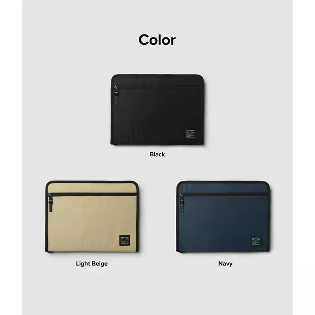 Ringke Smart Zip Pouch for a laptop up to 13&quot  with a stand - beige 18