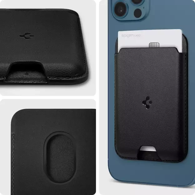 Spigen Valentinus Magnetic Wallet with MagSafe - Black 28