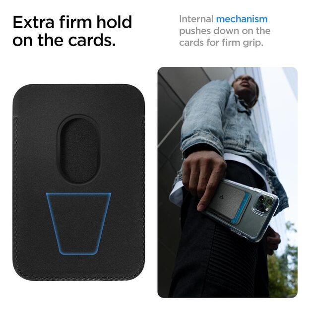 Spigen Valentinus Magnetic Wallet with MagSafe - Black 13