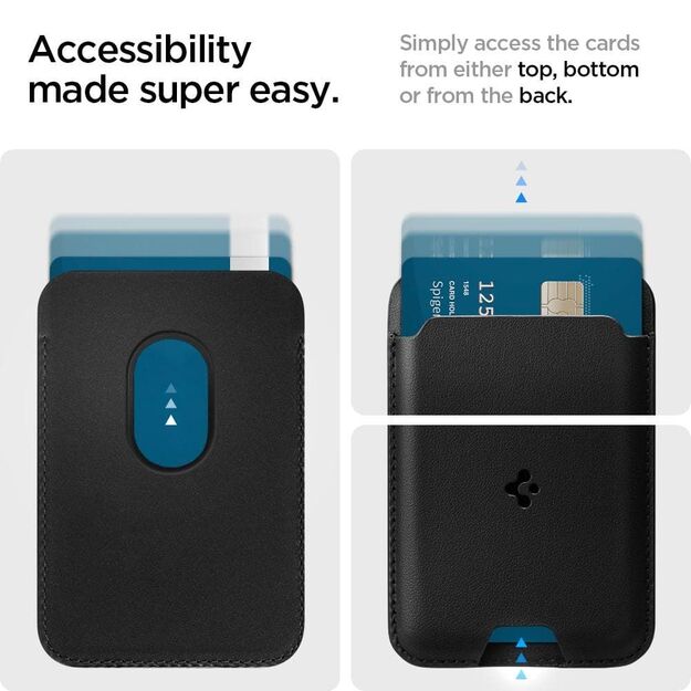 Spigen Valentinus Magnetic Wallet with MagSafe - Black 12