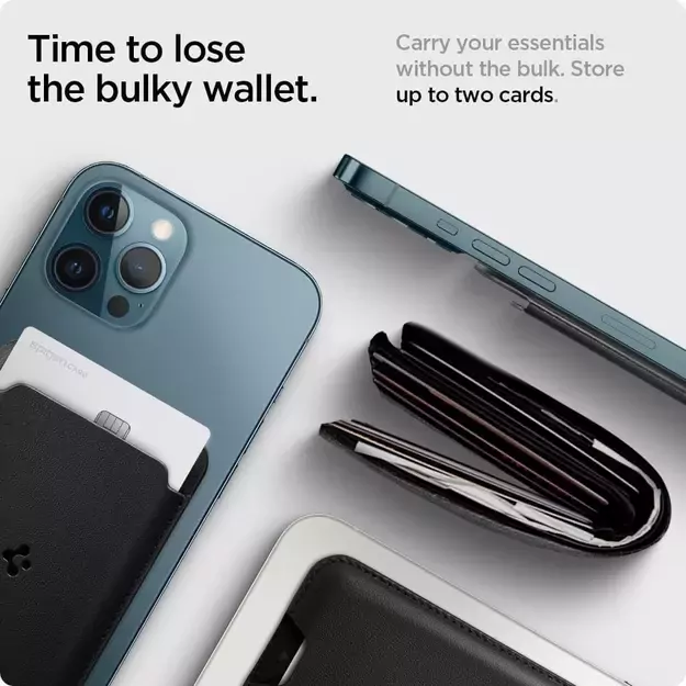 Spigen Valentinus Magnetic Wallet with MagSafe - Black 30